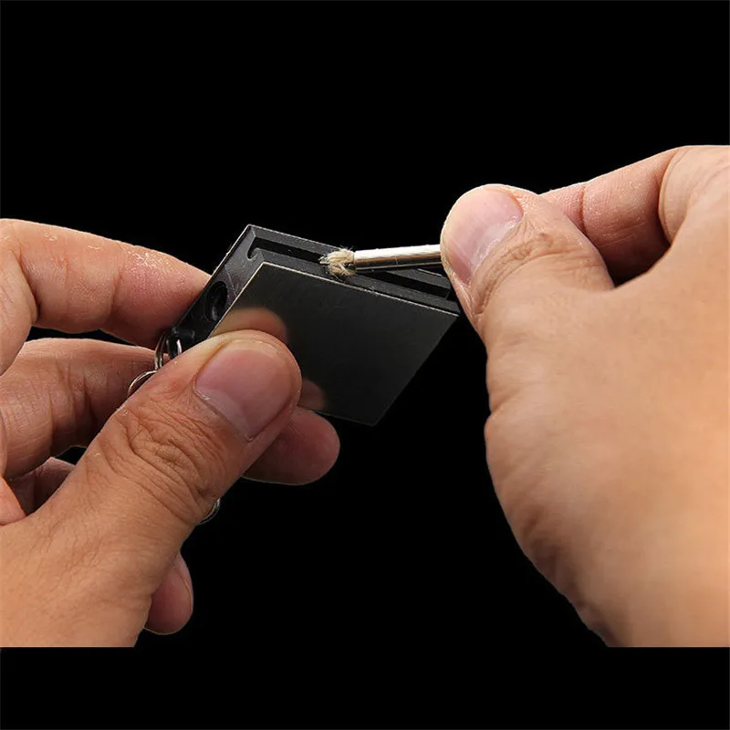 

New Creative Instant Emergency Fire Starter Magnesium Flint Striker Camping Lighter Kitchen Lighter Cigarette Lighter Matches
