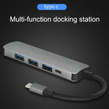 5 в 1 usb type C адаптер PD порт питания 4 USB 3,0 порта для MacBook компактный размер и легкий порт