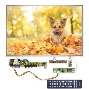 

17 inch lcd monitor 1440x900 LVDS 30 pins screen B170PW03 V4 display panel with V53 universal TV VGA AV HDMI USB Control Board