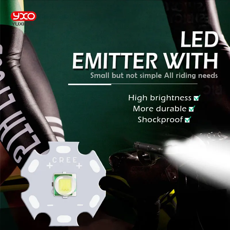 1 шт. CREE XML XM L T6 LED U2 10 Вт белый светодиодный эмиттер высокой мощности с печатной