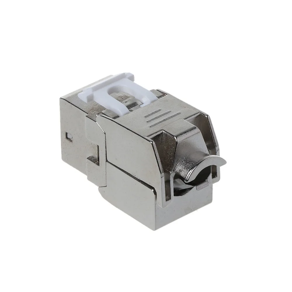 1 шт. RJ45 Keystone Cat6 Cat6A Экранированный FTP модуль из цинкового сплава Keystone Jack сетевой разъем адаптер