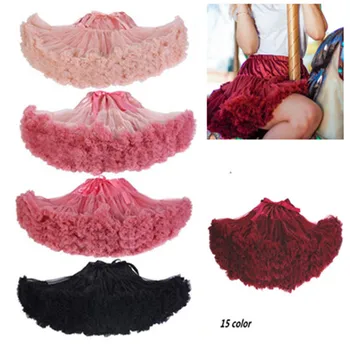 

2018 Sexy Skater Mini Skirts Tulle Skirt Party Dance Tutu Skirt Women Lolita Petticoat Womens Faldas Saia Jupe Faldas 15 Colors