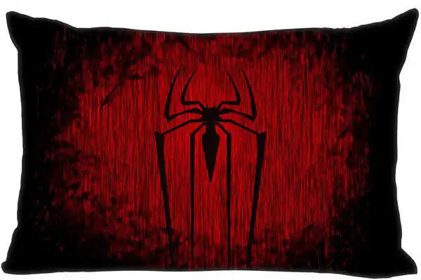 Пользовательские Бэтмен и Человек-паук логотип молния на прямоугольную наволочку 35x45,40x60 см(с одной стороны печати) 180516-09 - Цвет: Rectangle Pillowcase