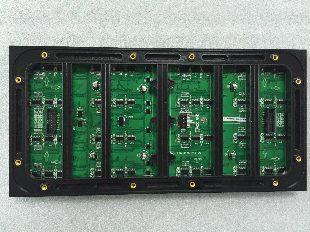 Светодиодный экран P10 320*160 мм 32*16 пикселей 1/2 сканирования SMD3535 3 в 1 RGB полноцветный