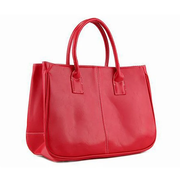 

FGGS-Elegant Fashion Shoulder Bag PU leather Women Bag Red