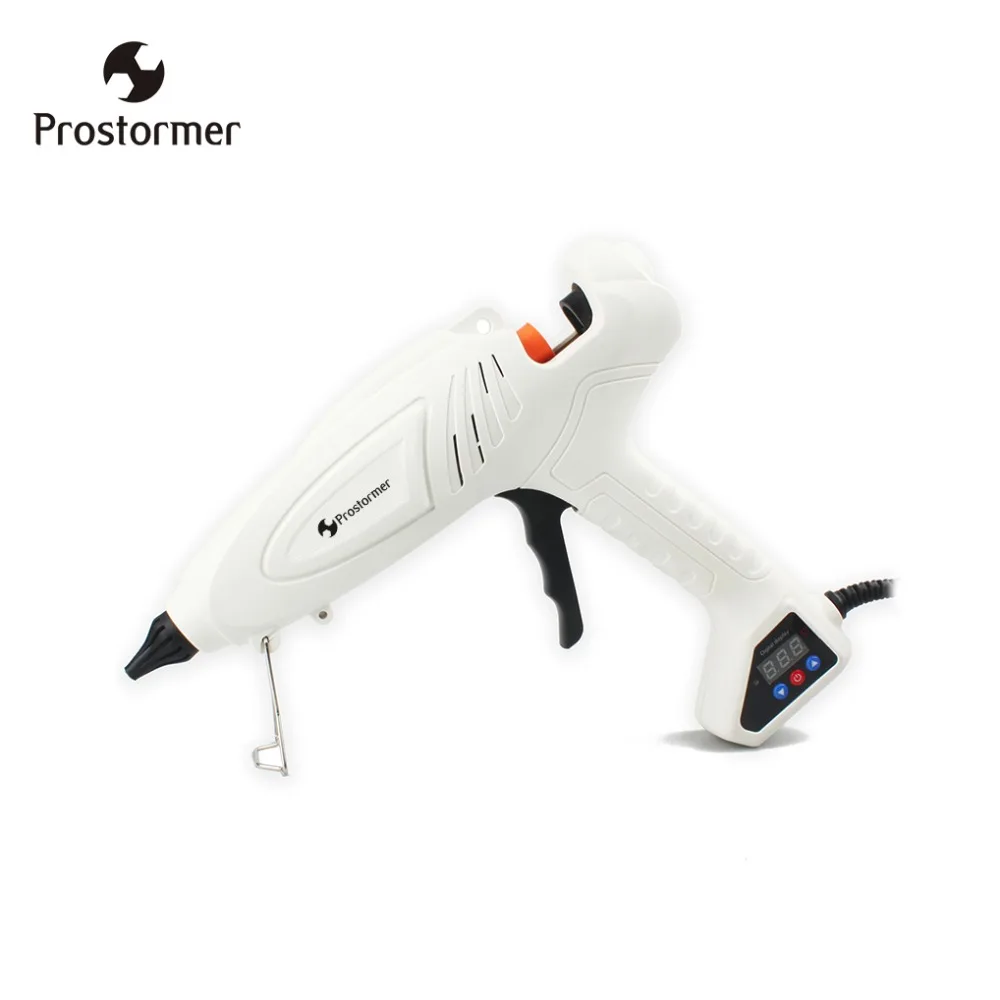 

PROSTORMER 300W glue gun EU plug digital display screen fast high temperature can be matched with glue stick set