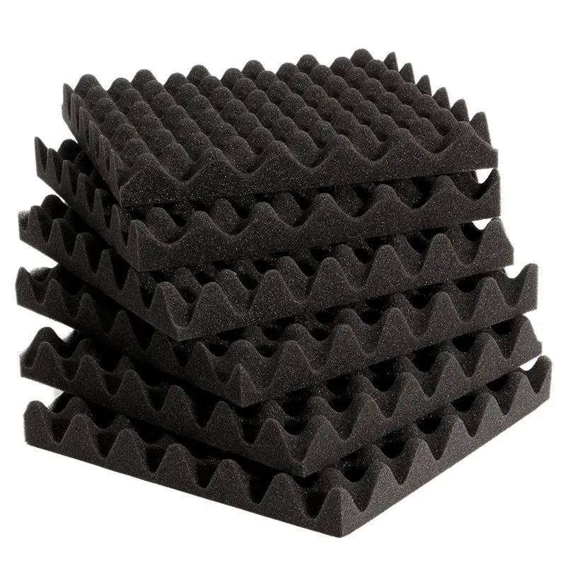 Промо акция! 6 шт. 30X30X4CM звукоизоляция акустическая пена плитка