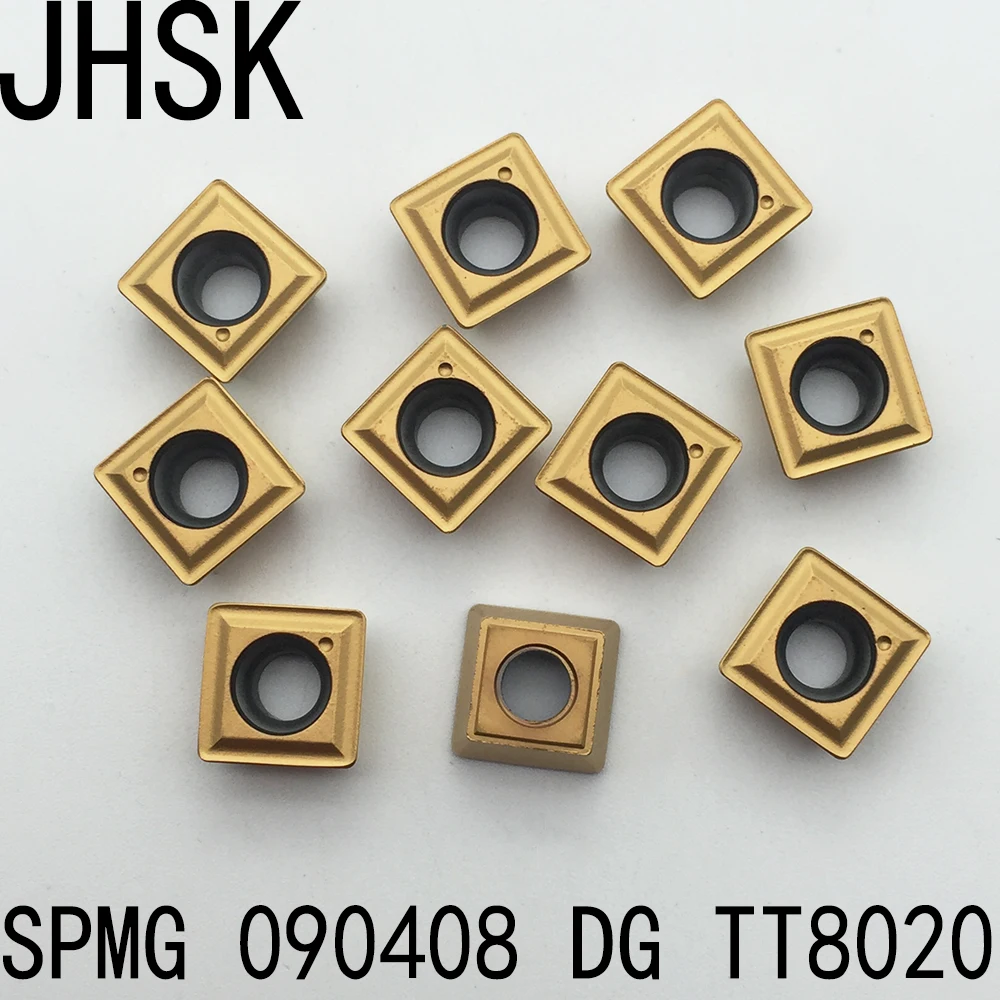 

10pcs SPMG 090408 DG TT8020 tungsten carbide inserts turning tools SPMG090408-DG TT8020