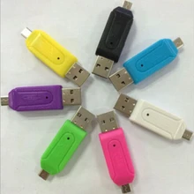 Телефон расширения ридеры Micro USB для кард-ридер Android USB OTG Универсальный Micro USB OTG TF/SD кард-ридер