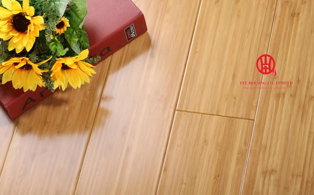 piso interior de bambu vertical carbonizado respetuoso con el medio ambiente para interior de apartamento 1030x126x18mm