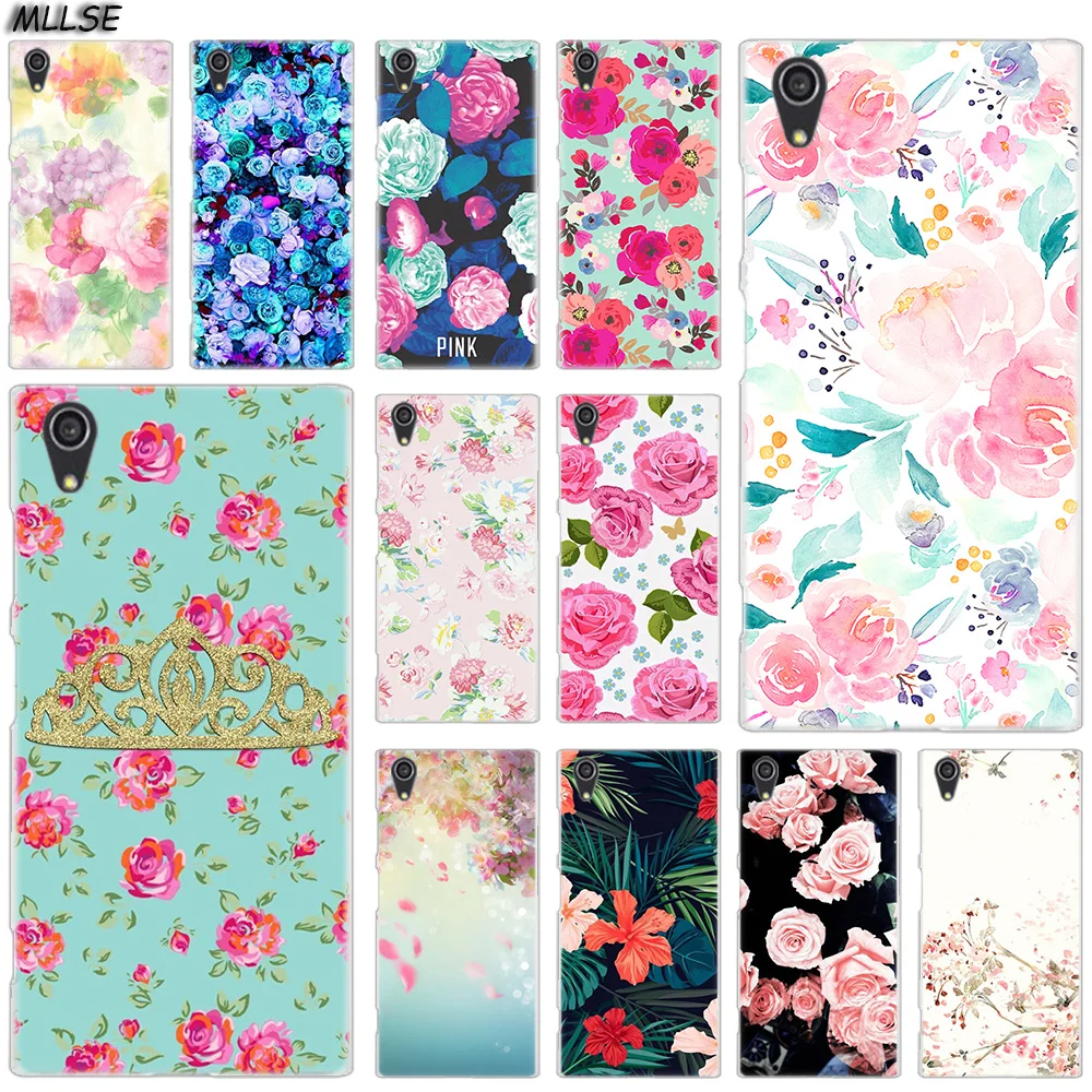 

MLLSE Color Flower Pink roses Fashion Case Cover for Sony Xperia X XA XA1 XA2 Plus XA3 XZ XZ1 XZ2 XZ3 XZ4 Compact Z5 L1 L2 L3