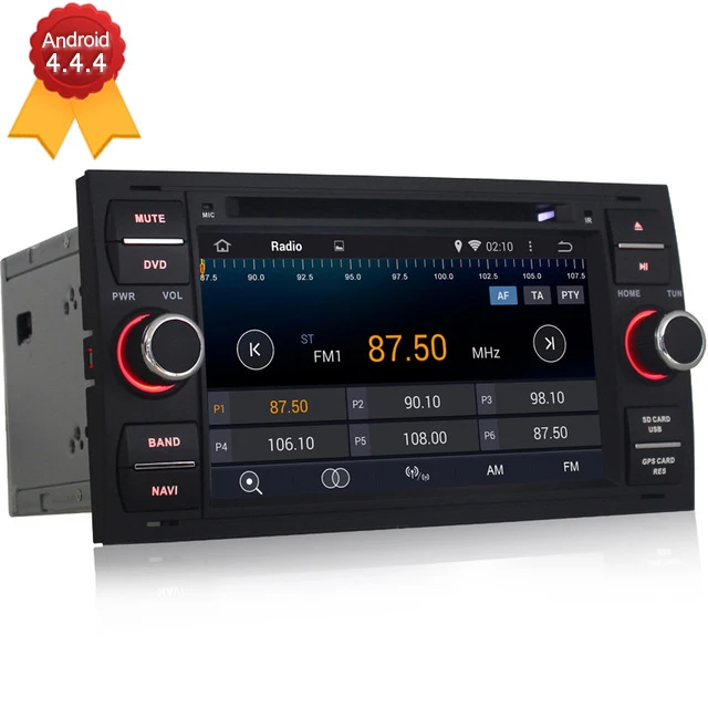 2 din Android 4 4 Car DVD palyer GPS Navigation For Old Ford Focus Transit Galaxy