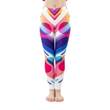 Трендовые сексуальные цветные полосатые леггинсы с узором в горошек, модные женские эластичные обтягивающие штаны для фитнеса