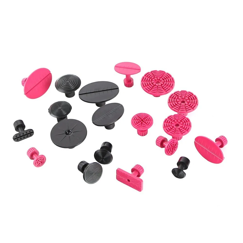 27pcs Glue Pulling Tabs PDR Glue Tabs Auto Body Dent Repair Tool Pulling Tabs Car Dent Removal Body Repair Kit (2)
