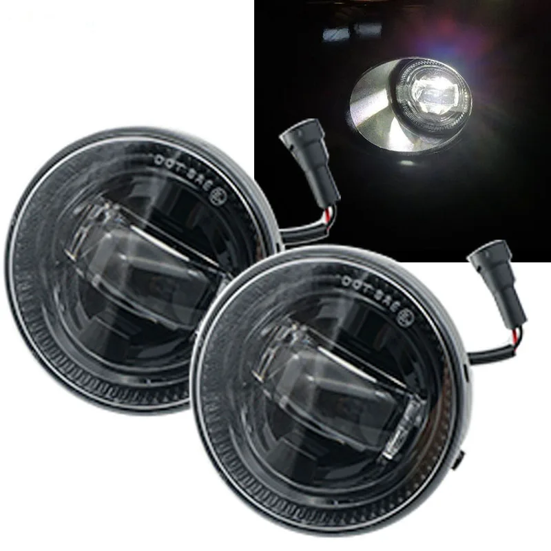 2PCS 4 inch led fog light Driving lamp for Ford F150 2015 2017 White