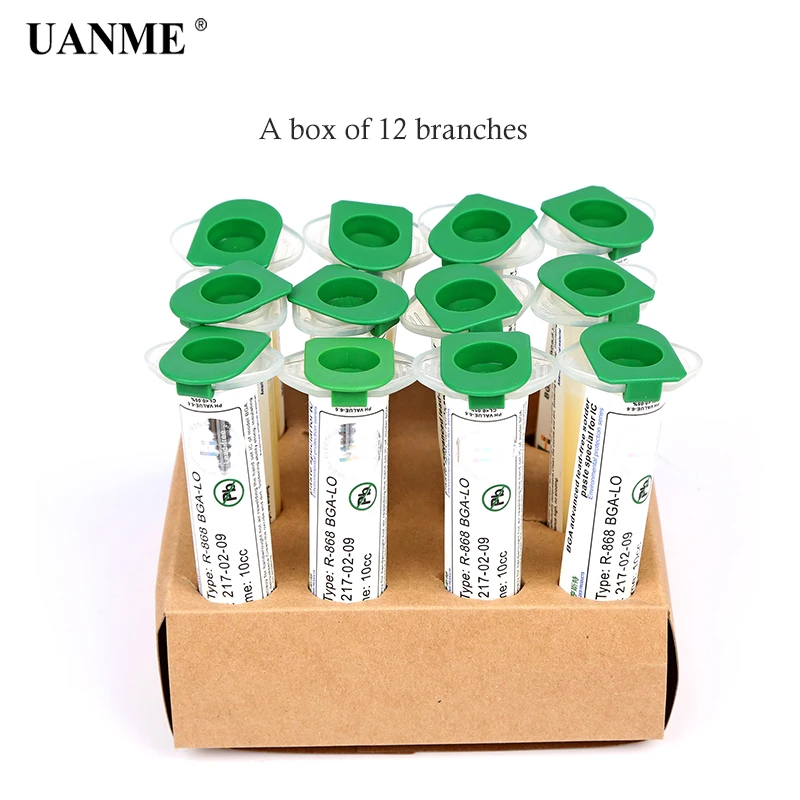 KAISI R-868 BGA LO A Solder Paste Welding Advanced Oil Flux Grease 10cc Soldering Repair Tools