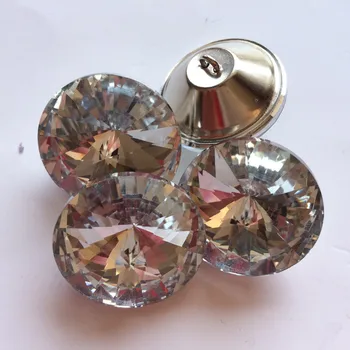 

1074PCS/LOT BIG GLASS RHINESTONE STONE BUTTONS WITH LOOPS FABRIC FURNITURE DECORATION