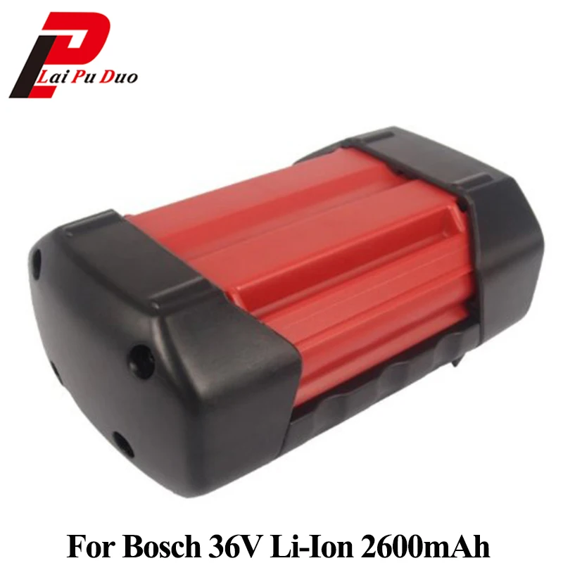 Replacement power tool battery 36V 2.6Ah Li-Ion for Bosch: 2607336003,BAT810, 11536C,BAT837,2607336107,D-70771,1651K Replacement power tool battery 36V 2.6Ah Li-Ion for Bosch: 2607336003,BAT810, 11536C,BAT837,2607336107,D-70771,1651K
