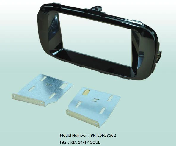

AHHDMCL Car Fascias Stereo Radio Audio Panel Navigation Frame Dash Kit For Kia Soul 2014 2015 2016 2017