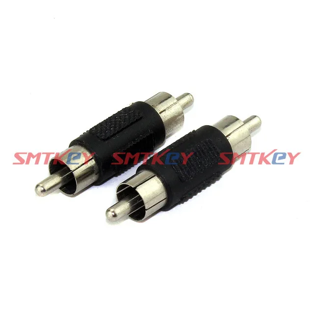 

SMTKEY Details about 2pcs RCA Female to RCA male Connector