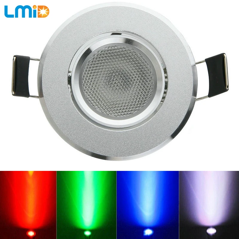 LMID 3 Вт 1*3 RGB Встраиваемый светодиодный потолочный Светильник направленного света