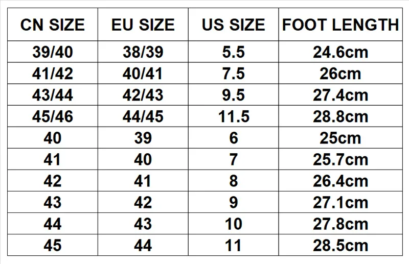 PUZA SIZE