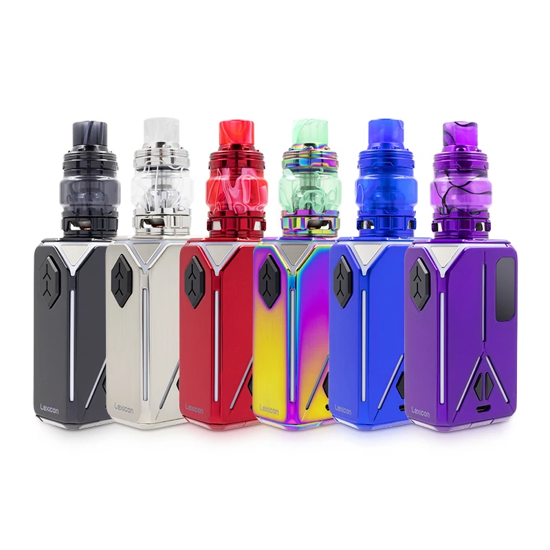 

Eleaf Lexicon with 6.5ML ELLO Duro Pmma Tank Kit 235W Lexicon Box MOD Electronic Cigarette Vape with HW-M HW-N Coils