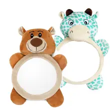 Мультфильм Медведь автомобиль зеркало для обзора заднего сиденья заднего вида Регулируемая Детская безопасность мониторы