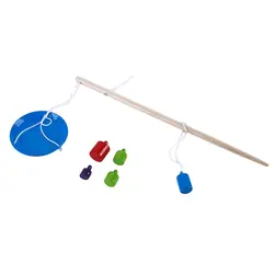 Деревянные весы игрушки для детей Образование по методу Монтессори Взвешивание бобы баланс Маятник для раннего развития Игрушка