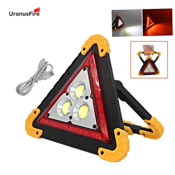 

Portable LED rechargeable work light 3*COB lantern spotlight 18650 battery searchlight lampe led worklight working camping lamp