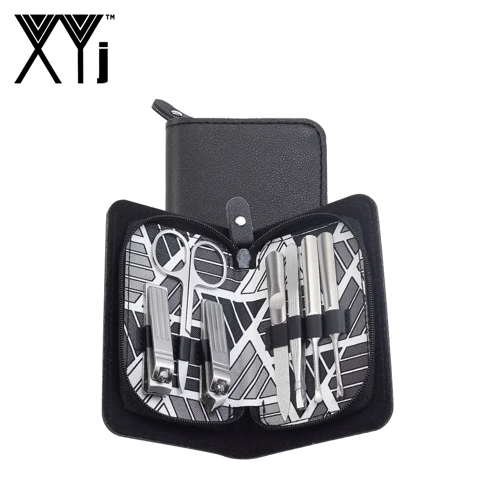 

XYj Nail Clipper Kit Pedicure Kit Manicure Set Nail Art Tools Manicure Tool 7 PCS/Set Stainless Steel Nail Care Beauty Tools