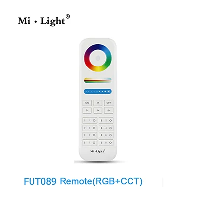 Mi light 9 Вт RGB+ CCT AC85-265V 2,4G Беспроводной E27 лампы RGBWW+ Цвет Температура с регулируемой яркостью 2 в 1 Умная Светодиодная лампа milight - Испускаемый цвет: Remote-FUT089