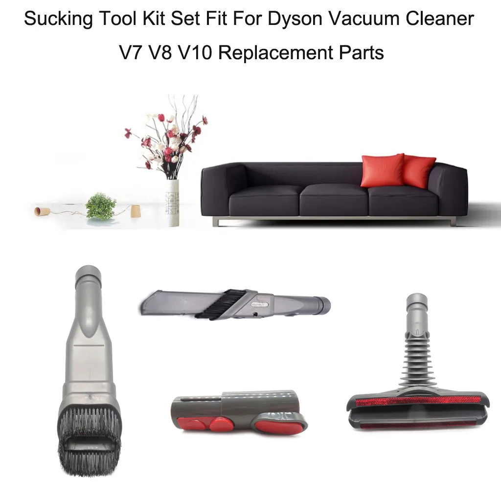 

Sucking Tool Kit Set Fit For Dyson Vacuum Cleaner V7 V8 V10 Replacement Parts Cleane Charging Base Tools Gadgets