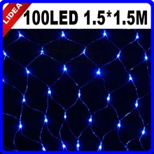 1.5*1.5M 100 LED Party Wedding New Year Net Mesh Navidad Decoration Outdoor String Fairy Light Garland LED Christmas CN C-23