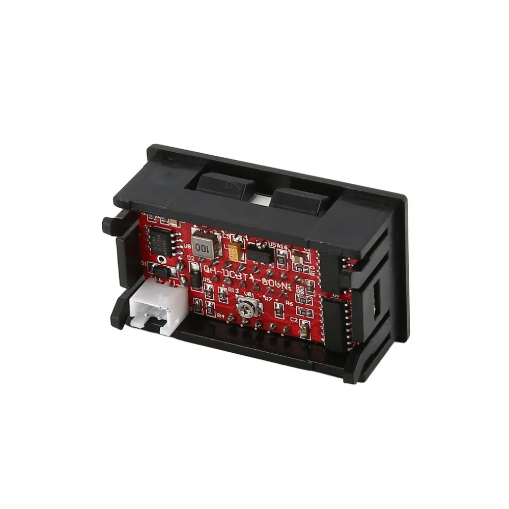 

5PCS DC 5V-70V LED Digital Display Panel Voltmeter Electric Battery Voltage Meter Volt Tester for Auto Battery Car Motorcycle