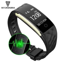 S2 Bluetooth Smart Band Браслет Heart Rate Мониторы IP67 Водонепроницаемый SmartBand браслет для Android IOS Телефон PK fitbits