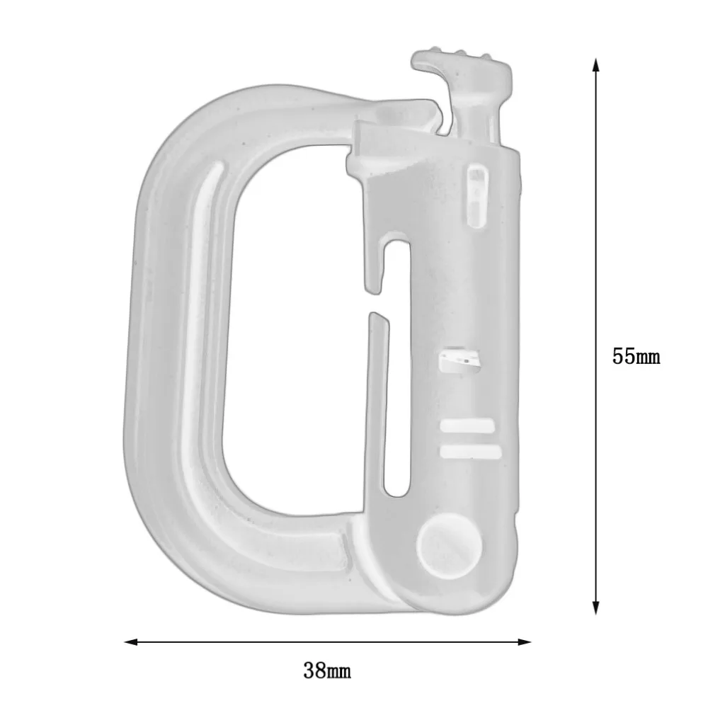 1 шт. 3,8*5,5 см ПВХ восхождение карабин винт замок бутылка Крюк Пряжка висит брелок для ключей Кемпинг пеший Туризм защелки оборудования