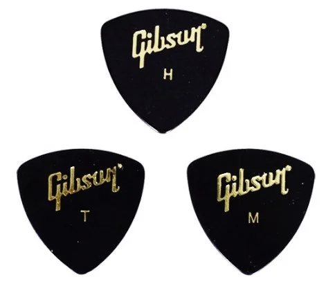 GibsonGuitar APRGG-73 Celluloid клинообразный гитарный выбор, 3 датчика доступны, по 1 шт