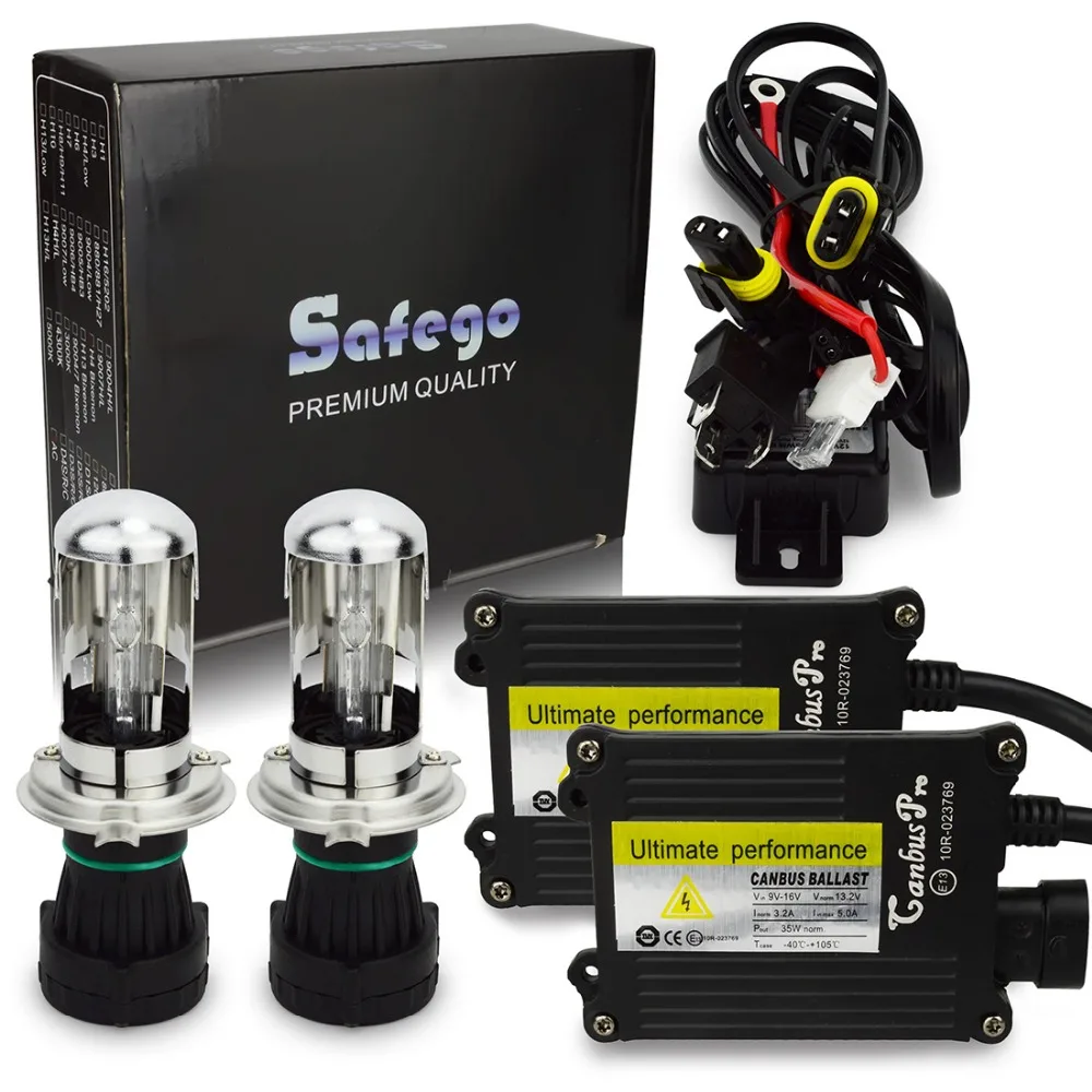 Buy Safego Bi xenon H4 pro canbus HID xenon kit 12V AC