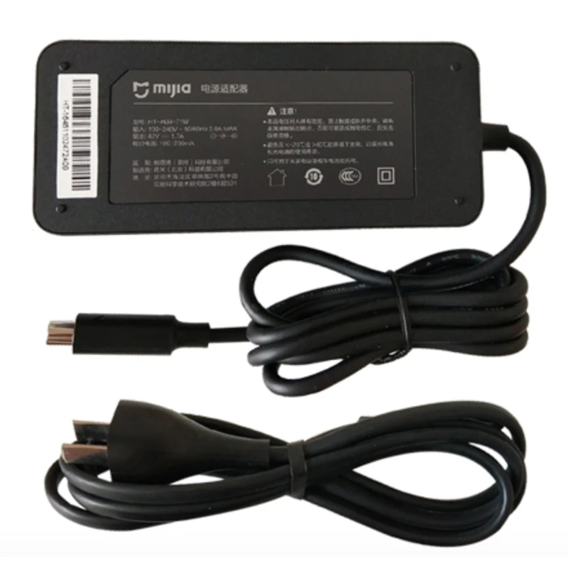 Battery Charger Adapter For Xiaomi Mijia M365 Electric Scooter 42V 1.7A EU Plug 