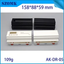 10 шт. пластиковая электрическая распределительная коробка, abs чехол для электроники, din rail PLCC 88*158*59 мм, чехол для проекта SZOMK