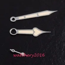 Высококачественное серебристое окаймление оранжевые руки для UNITAS ETA 6497 6498 ST 3600 3620 движение часы руки