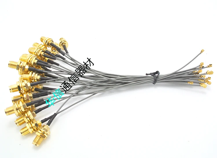 5pcs/lot IPEX turn SMA female head UFL connector line welded IPX L=20CM | Электроника