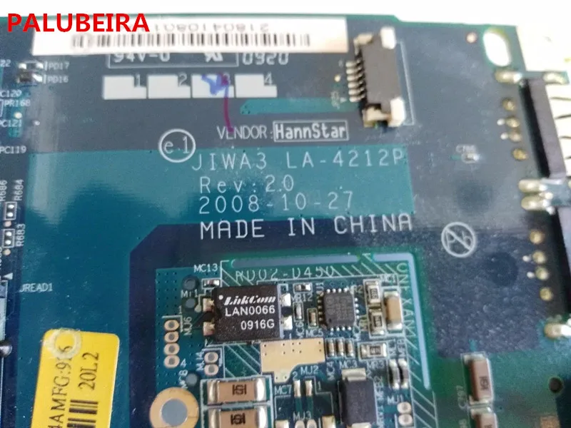 PALUBEIRA для lenovo G530 N500 материнская плата LA-4212P основная плата полностью прошедший тестирование