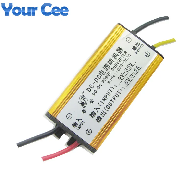 DC 12V 24V to 5V 5A понижающий преобразователь регулятор напряжения модуль питания для