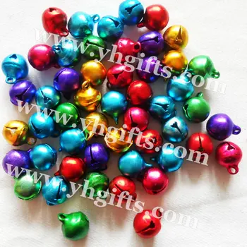

2000PCS/LOT.10mm metal jingle bell Mixed color Doll accessories Craft bells Promotion gift Freeshipping OEM