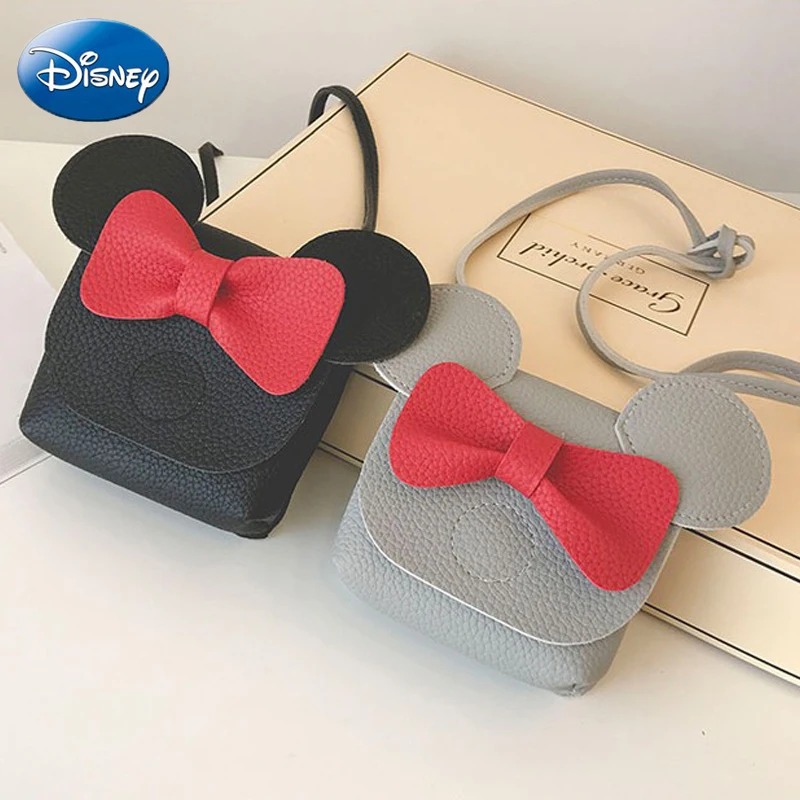 Disney Микки Маус мультфильм Женский PU мини сумка Досуг модный ранец шоппер леди