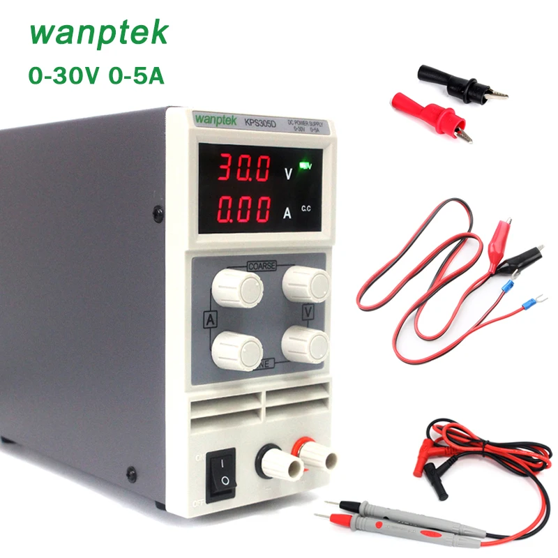 

Mini convenient adjustable Digital DC Single Channel power supply 30V 5A LED Display Switching 110V-220V for laptop phone