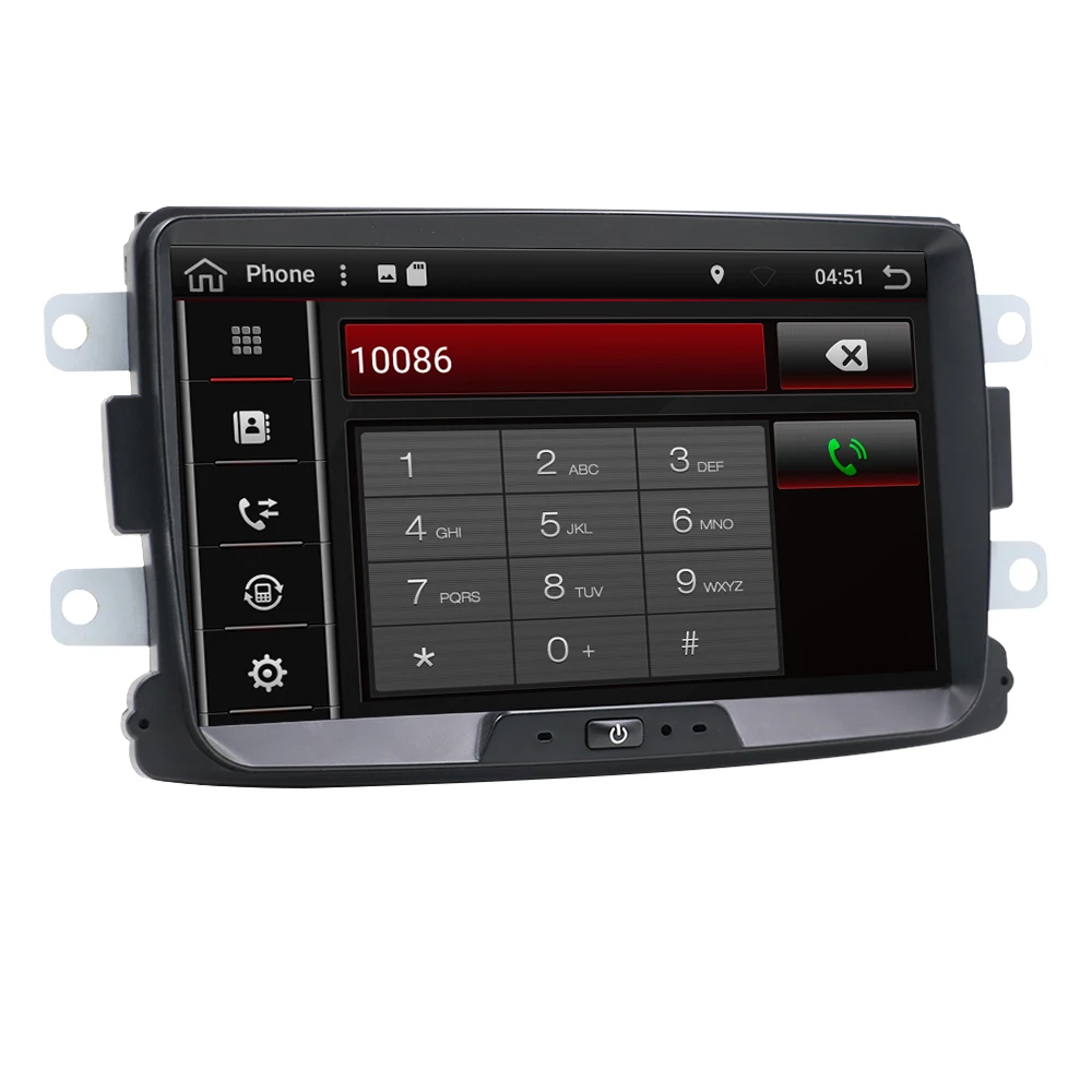 Eunavi Автомобильный Dvd Android 9,0 для Renault Dacia Duster Sandero Lodgy Dokker с одним Din Автомобильный Радио Gps навигация 8B02 2G+ 32G
