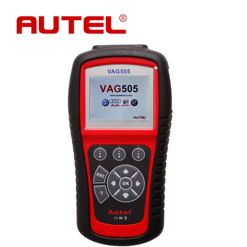 Autel MaxiService VAG505 Diagnostic Tool OBDII Code Reader Clean VAG 505 Free Online Update